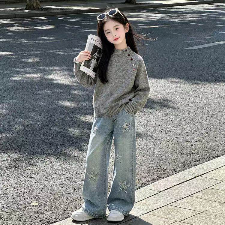 女童毛衣2026冬季新款女孩针织打底衫保暖中大儿童爆款童装冬装潮
