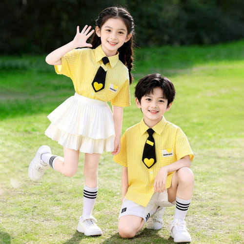 六一儿童节表演服夏季JK制服班服校服园服合唱毕业照学院风演出服