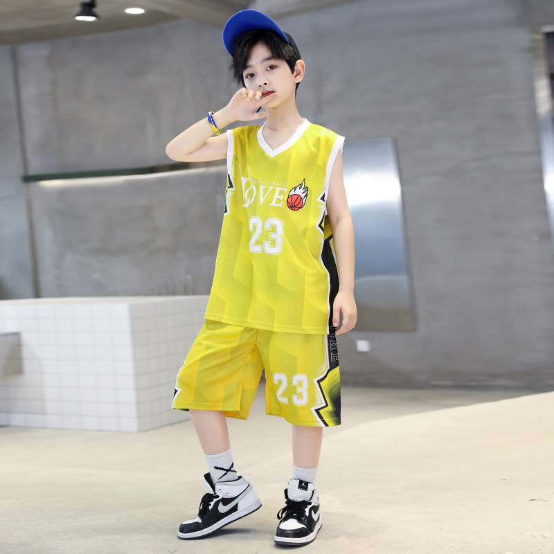 男童夏装篮球服套装2026新款中小儿童夏季速干球衣男孩运动服潮装
