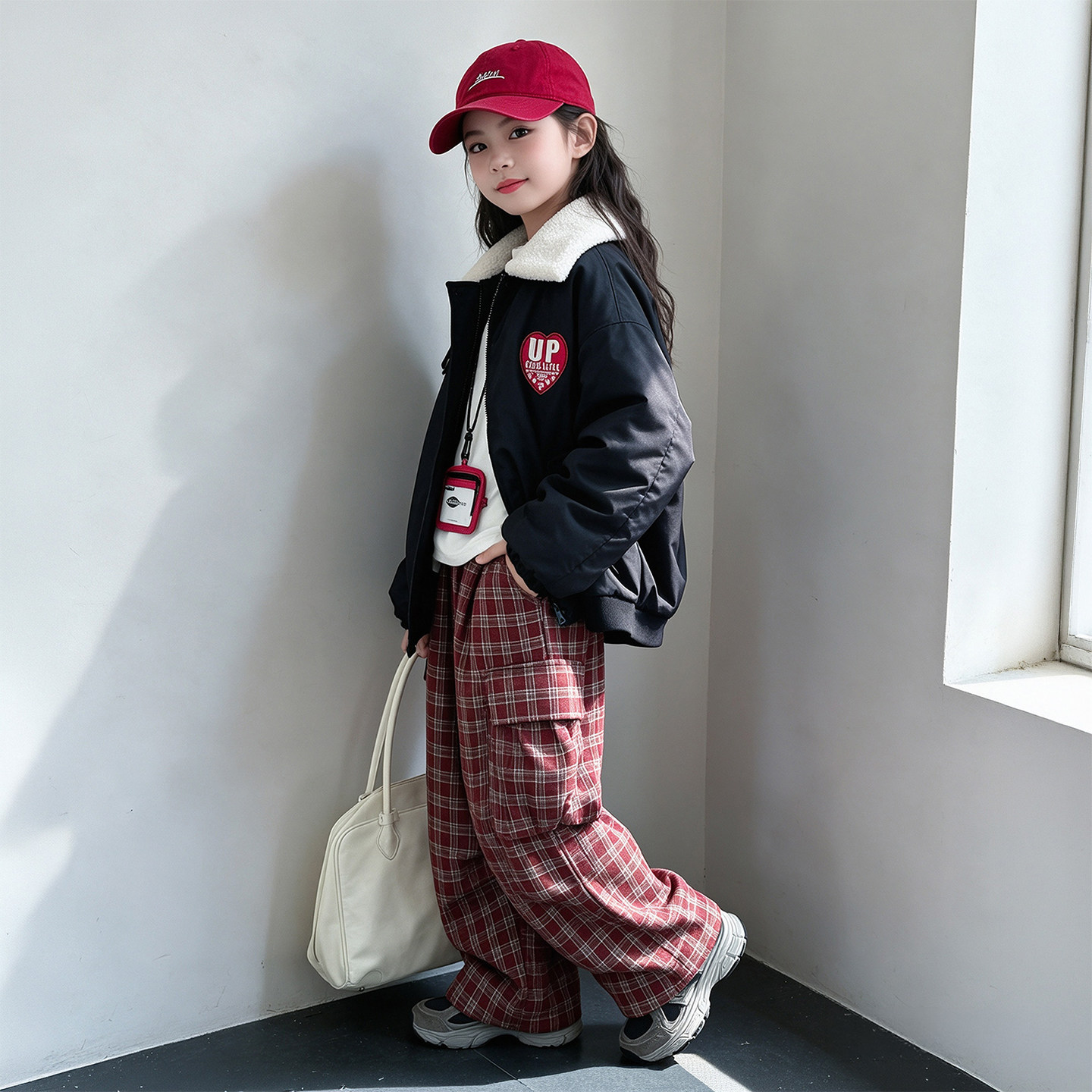 女童外套裤子冬季新款儿童爆款运动装中大童休闲套装时尚童装衣服