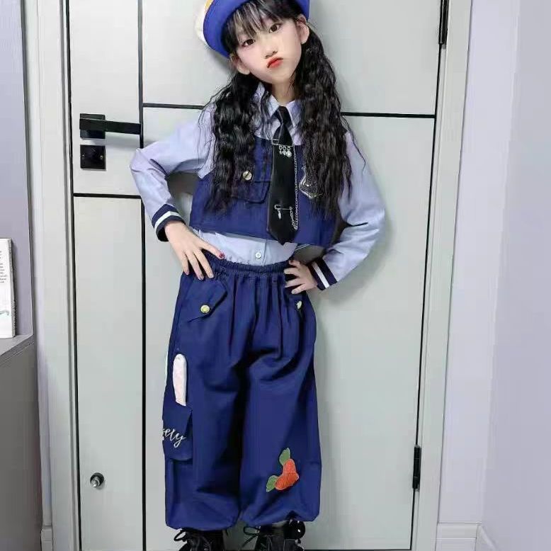 男女童套装疯狂动物城元旦演出服女童朱迪兔子警官儿童cos表演服
