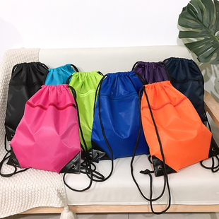 运动防水背包赛事包收纳鞋 袋拉绳学生培训补习班骑行抽绳双肩