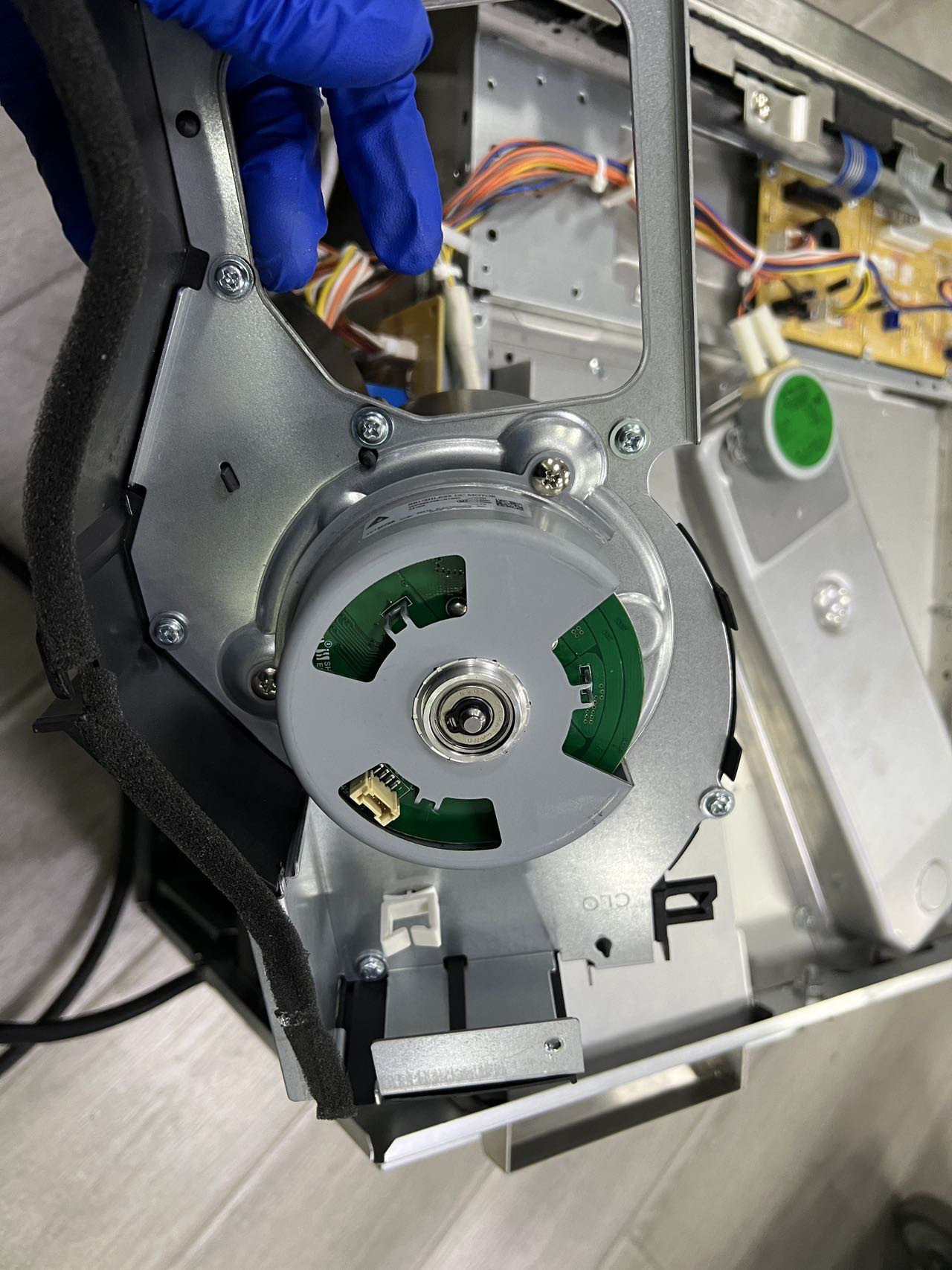 松下商用微波炉NE-186原装配件散热马达总成变频直流电机