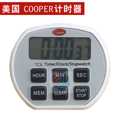 美国Cooper-ATKINS TC6 24小时电子计时器 (正/倒计时)进口定时器