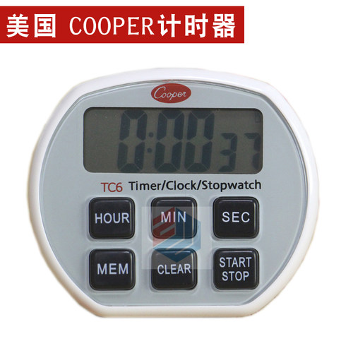 美国Cooper-ATKINS TC6 24小时电子计时器 (正/倒计时)进口定时器