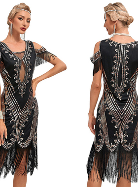 Party Dress for Fat Women 1920s Gatsby Flapper Dresses 裙子