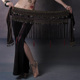 Belly Dance Hip 臀巾 Tribal with Scarf Women Fringe Coins