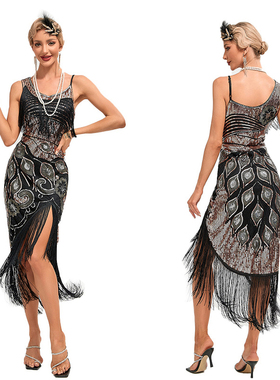 了不起的盖茨比复古礼服 Flapper Dress 1920年代电视剧道具服装
