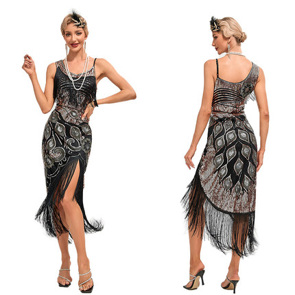 了不起的盖茨比复古礼服 Flapper Dress 1920年代电视剧道具服装