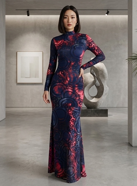 Womens Wedding Guest Dress Long Gown for Evening Party Night