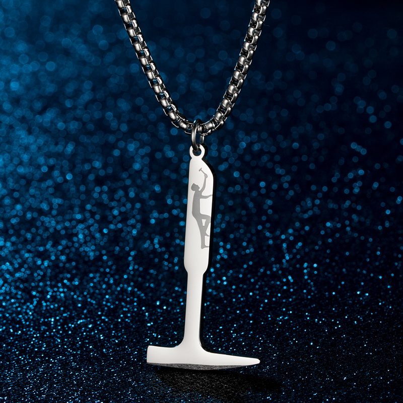 ah7肖申克的救赎钛钢榔头励志吊坠 锤子生日节日礼物影视周边礼品