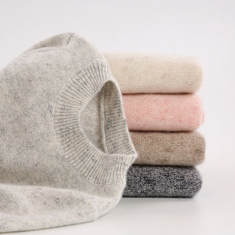 康赛妮纱线100%山羊绒儿童羊绒衫男童毛衣冬季女童宝宝打底衫韩系