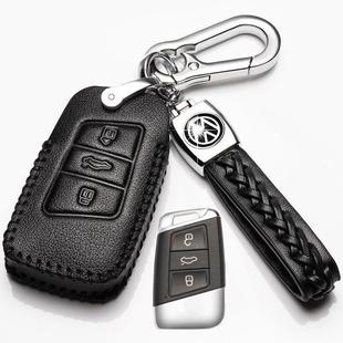 一气大众CC钥匙包 专用19款一气大众CC钥匙套 男女士汽车真皮钥匙