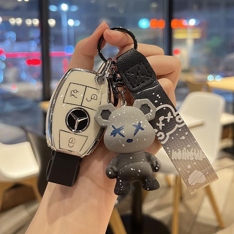 奔驰c260L钥匙套C级C200L壳a180L扣glc260包gla车e300l保护glk300