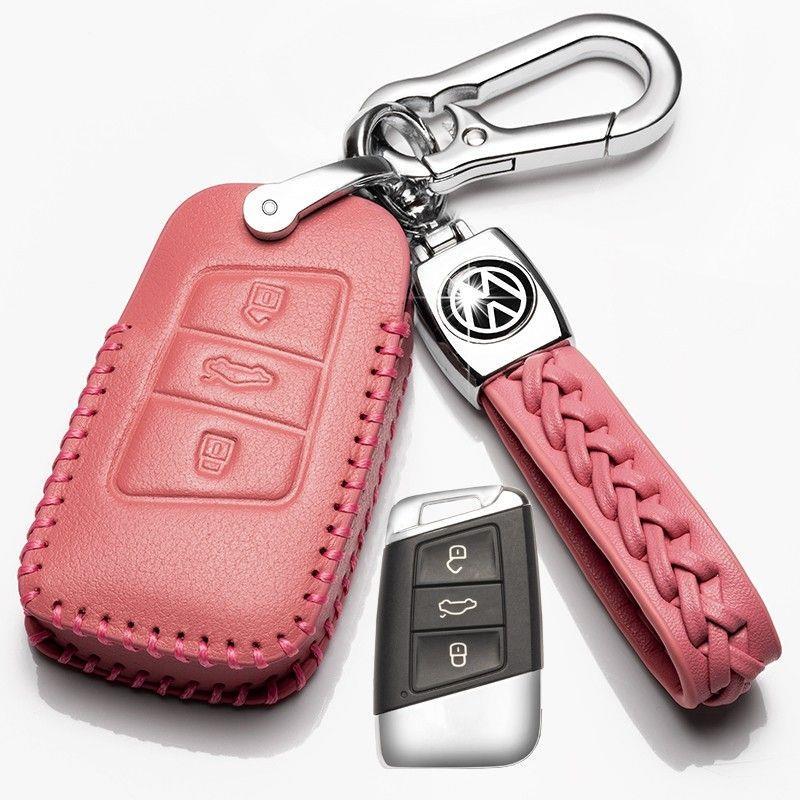 大众帕萨特钥匙包2019款帕萨特新能源钥匙套专用真皮汽车钥匙扣男