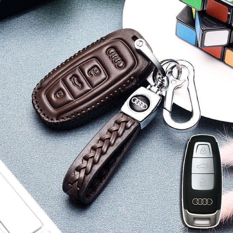 2022款奥迪A7L钥匙套2.0T奥迪a7l真牛皮钥匙包3.0T时尚男女高档扣