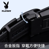 Playboy, ремень, модная пряжка, штаны, из натуральной кожи, в корейском стиле