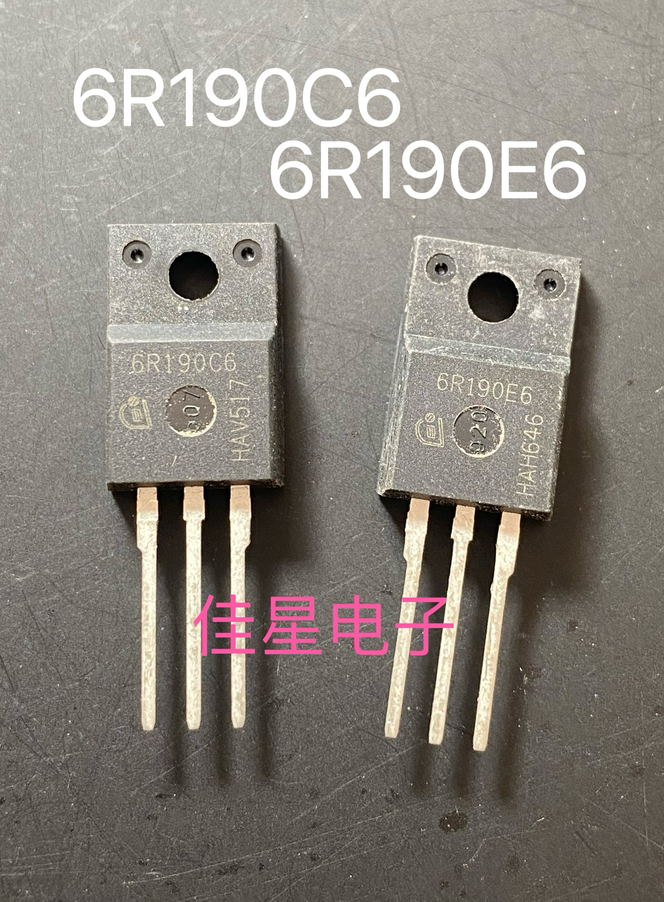 原装新货进口大芯片 6R190E6 6R190C6 TO-220F塑封MOS场效应管