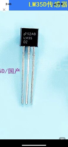 LM35DZ /TO-92 温度传感器 LM35D 传感器 原装国产