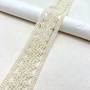 6CM宽 厂家直销 民族风棉线刺绣服装辅料花边窗饰童装DIY手工装饰