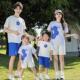 2026新款 套装 夏天高端母女母子装 短袖 T恤一家三口四口夏季 亲子装