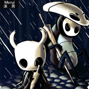 衫 男女学生加绒长袖 Knight潮流圆领卫衣薄款 空洞骑士游戏Hollow