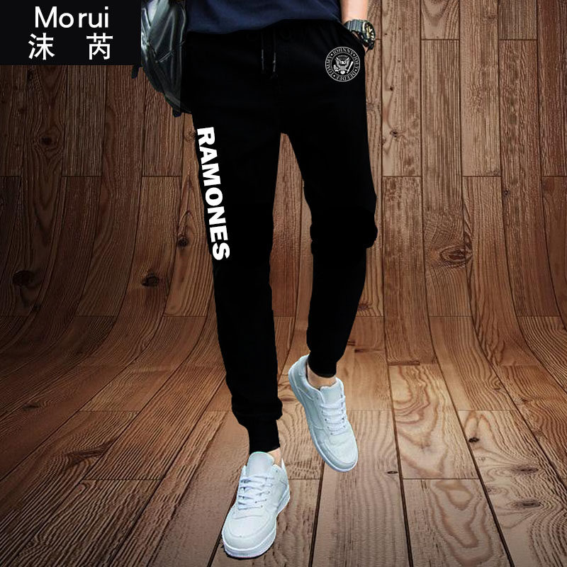 摇滚音乐运动休闲长裤
