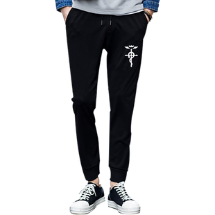 钢之炼金术师等价交换人造人爱德华动漫卫裤小脚裤子男女休闲长裤