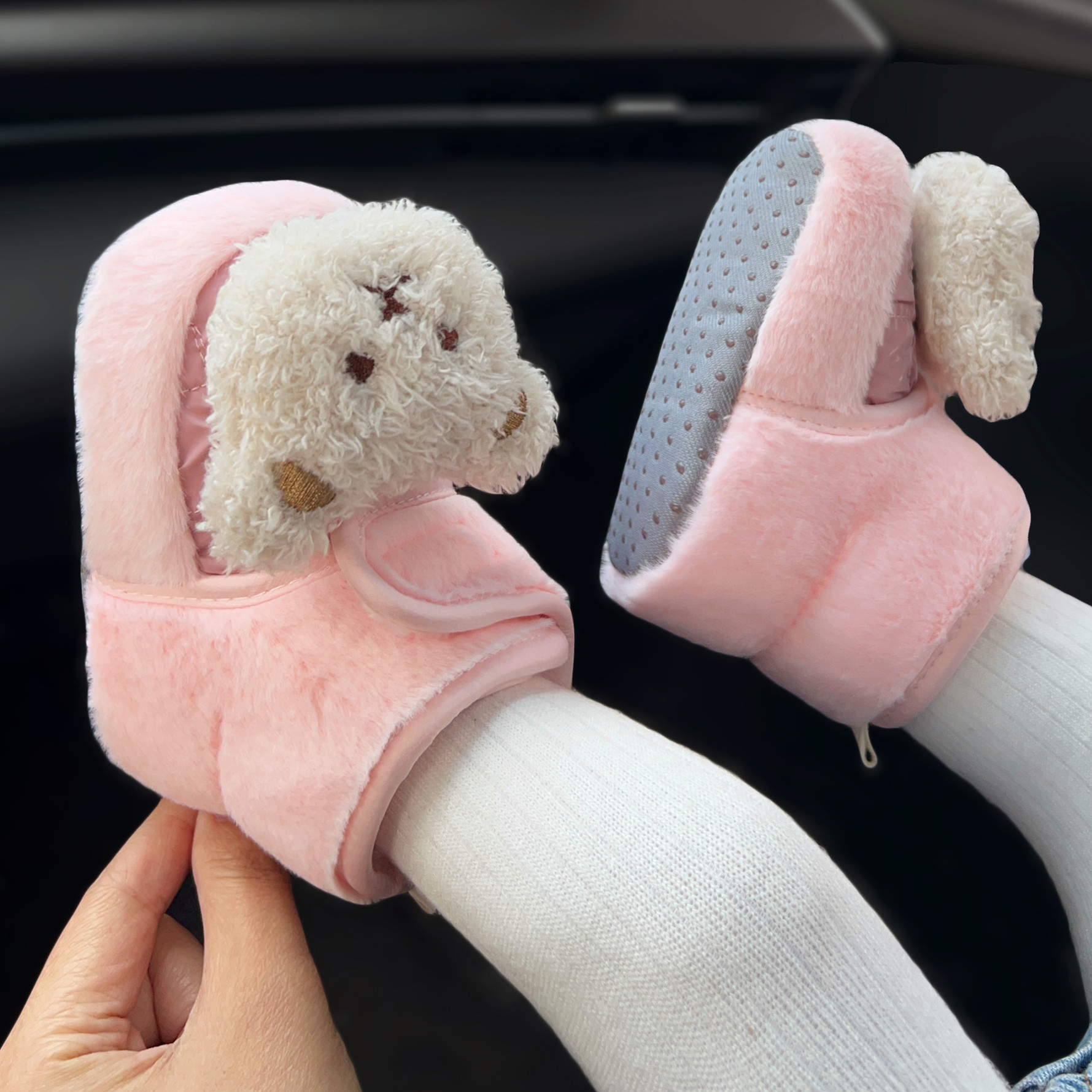 米嘟尔冬加绒加厚棉鞋软底婴儿鞋