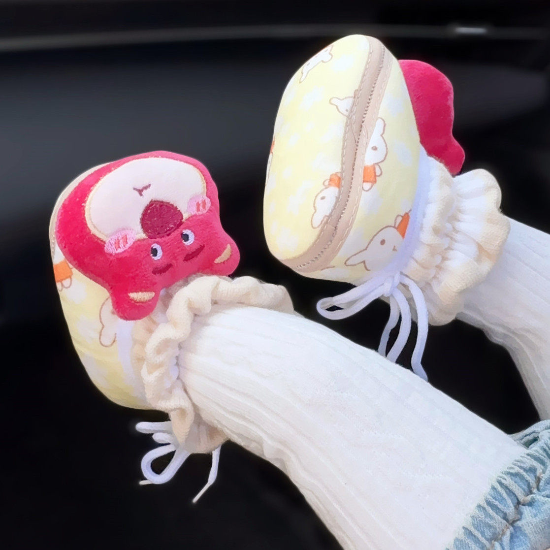 婴儿鞋子毛绒加绒鞋袜小月龄秋冬季保暖棉鞋不掉跟步前鞋6-12个月,童装/婴儿装/亲子装,防抓手套/护脚/护膝,淘宝优惠券,粉丝福利购,淘宝优惠卷