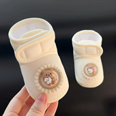 软底可爱高邦0 春季 护脚步前鞋 夹棉婴儿鞋 1岁2保暖 宝宝薄棉学步鞋