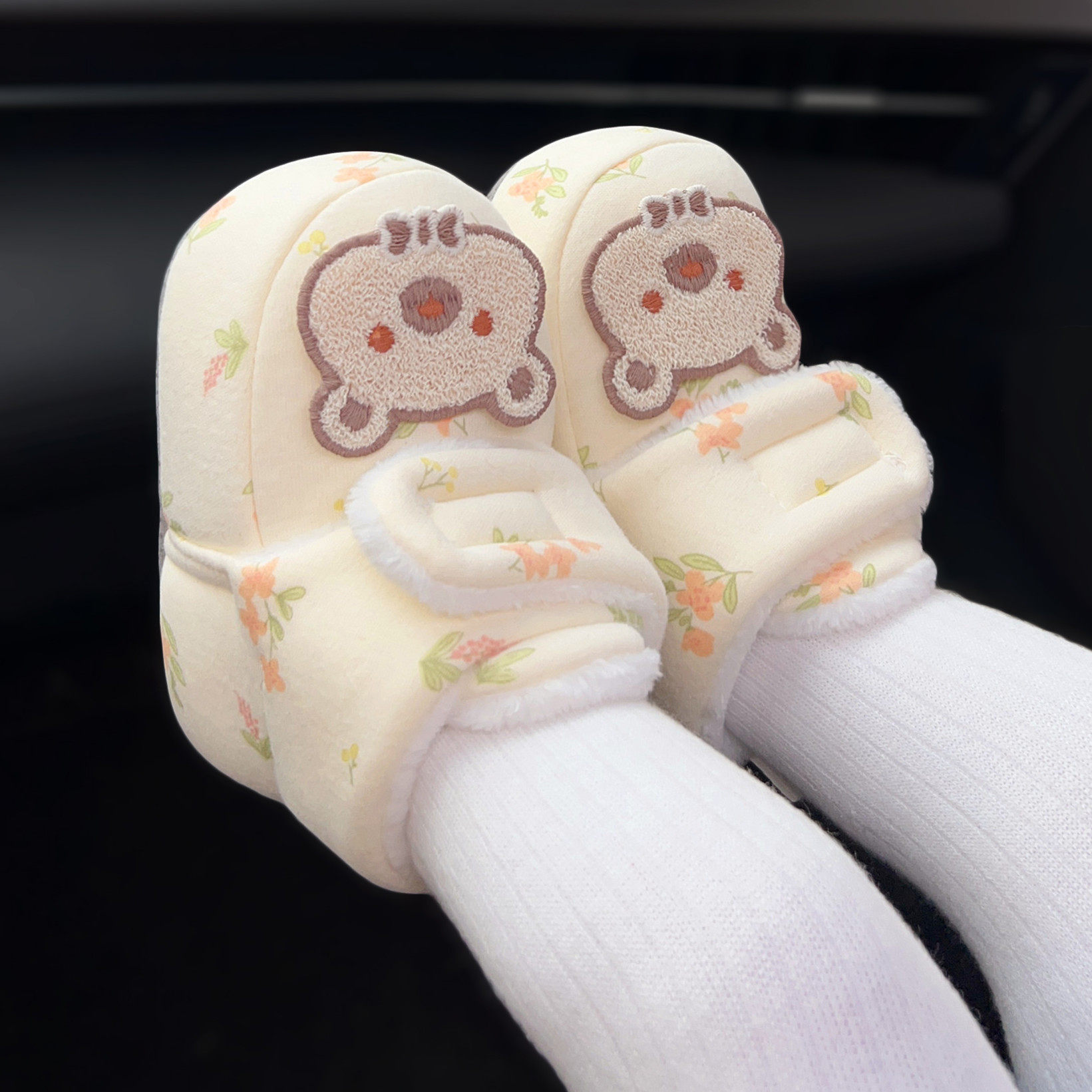 冬季加绒加厚棉鞋纯棉婴儿鞋可爱小熊软底棉靴学步鞋宝宝不掉鞋子,童鞋/婴儿鞋/亲子鞋,学步鞋,淘宝优惠券,粉丝福利购,淘宝优惠卷