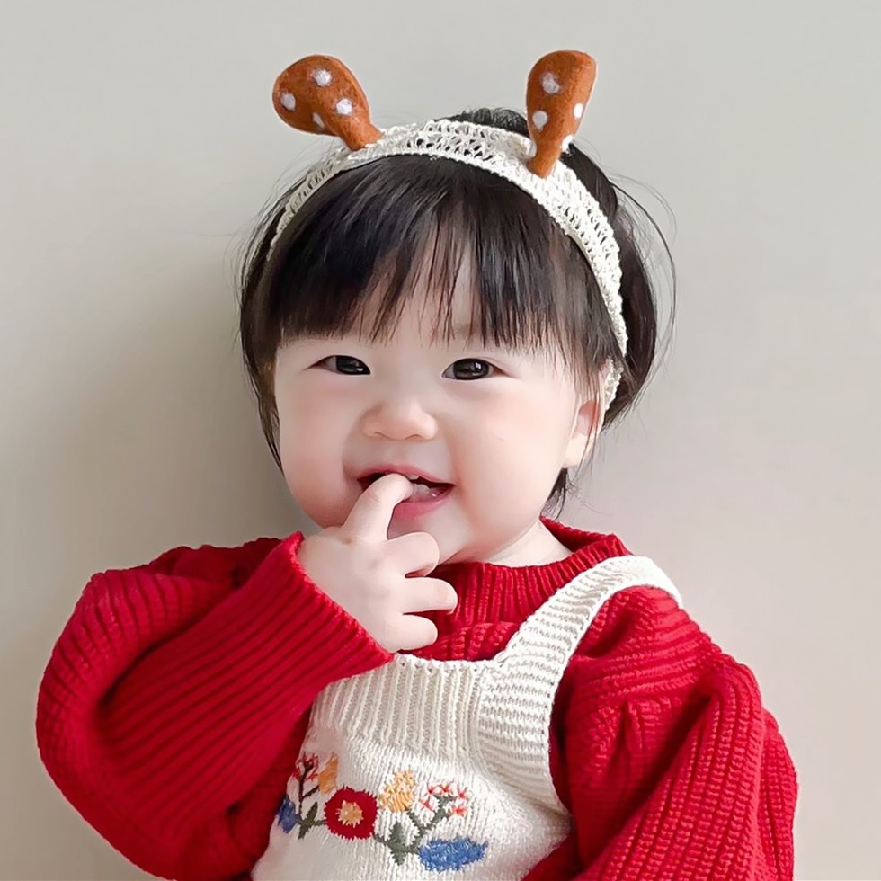 卡通婴儿发带护囟门宝宝发箍可爱