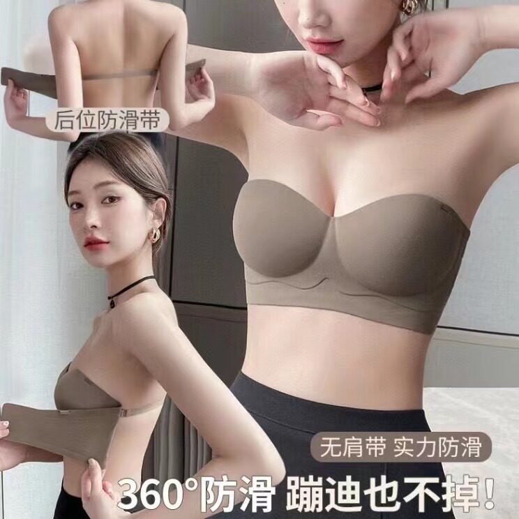 无痕外扩型胸内衣小胸聚拢上托女半杯显大性感文胸罩套装加厚圆胸