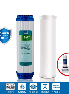 官方正品水立方台式双核净水器C-T02原装一套10寸陶瓷活性炭滤芯