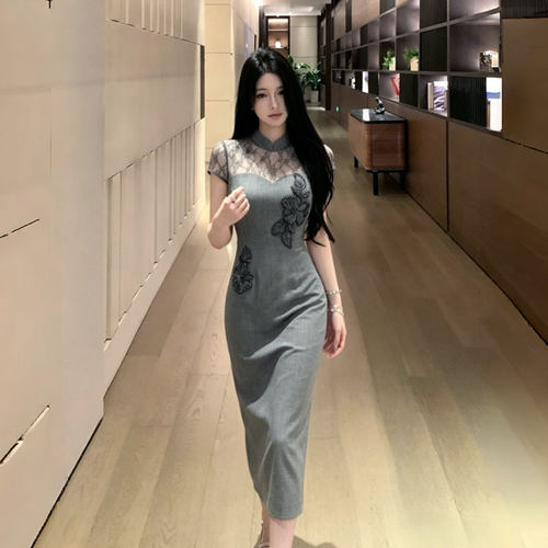 2026夏季新款新中式国风改良旗袍气质御姐轻熟绝美连衣裙女D7943