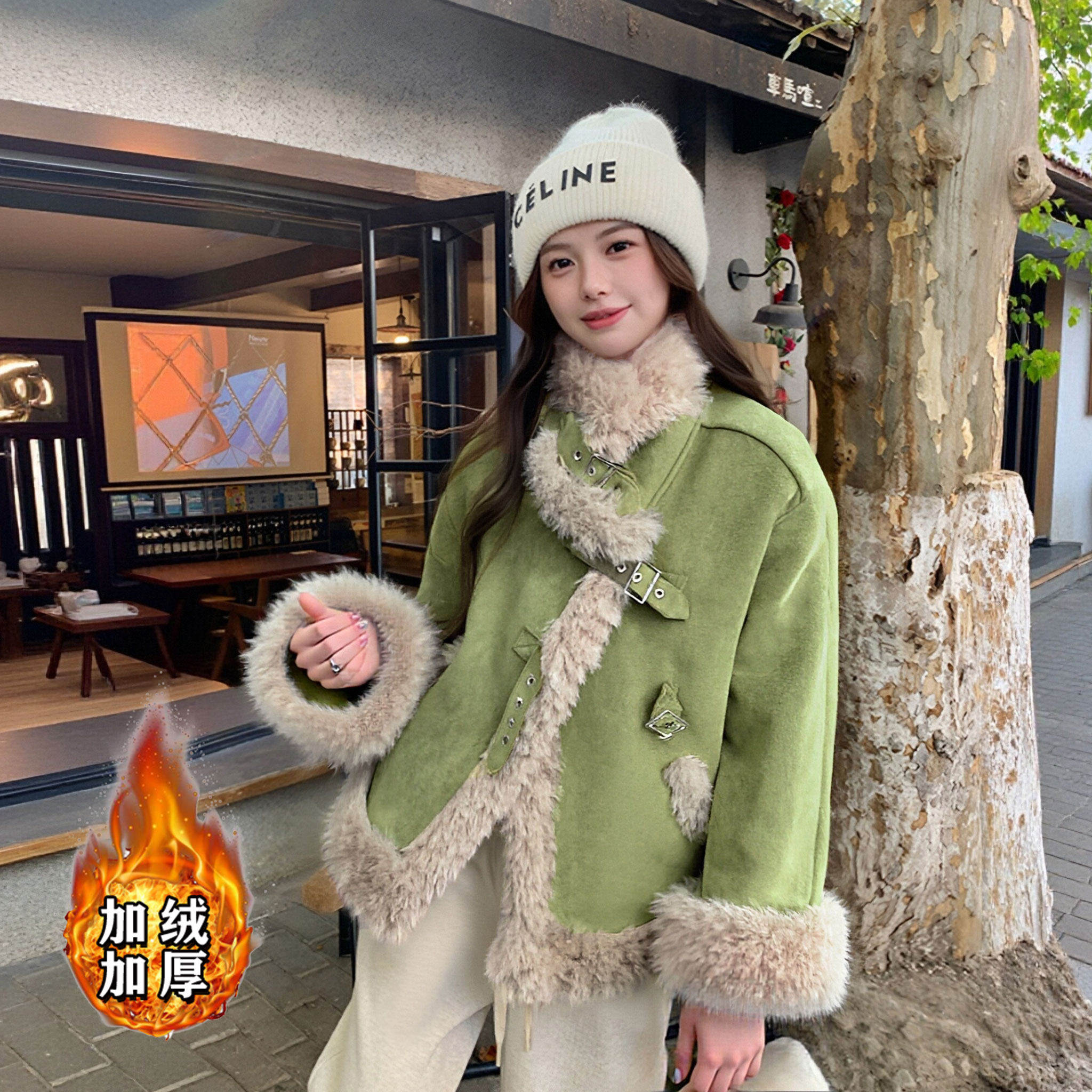 加绒加厚2025冬季新款休闲优雅温柔百搭短款女装外套D4425A,女装/女士精品,短外套,淘宝优惠券,粉丝福利购,淘宝优惠卷