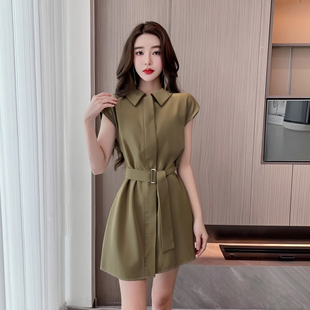 新款 法式 高端衬衫 连衣裙两件套2026夏季 1194B 小个子精致显瘦套装