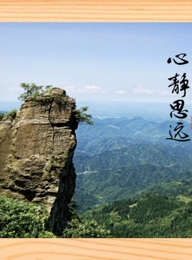 装饰画办公挂摆件书法心静思远