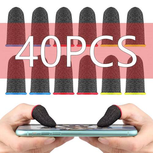 20pair Gaming Finger Sleeve Breathable Fingertips For PUBG G
