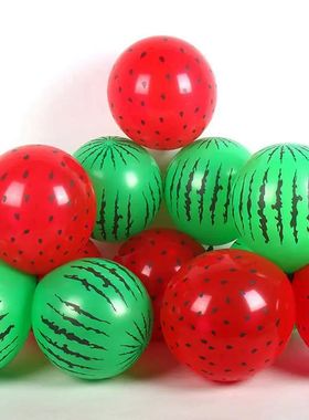 Watermelon Party Fuit Balloons Strawberry Balloons Summer Be