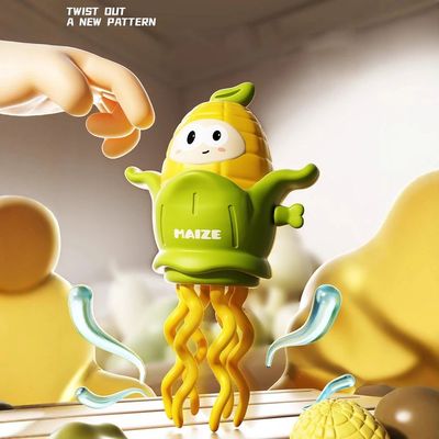 Twisting Corn - A catchy dancing toy, a funny wind-up corn t