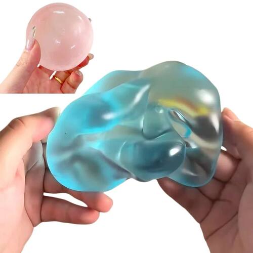 Blue Maltose Squishy Toy Cute Mochi Anti Sss Fidget Toy Soft