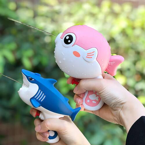 Kids Water Gun Summer Toy Water Sports Puffer Fish Shark Kid
