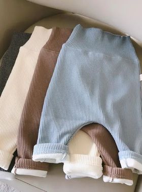 Baby Pant Autumn Winter Added Fleece Warmth Thickening Babie
