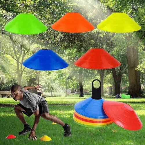 15Pcs Soccer Disc Cone Set Football Agility Training Saucer
