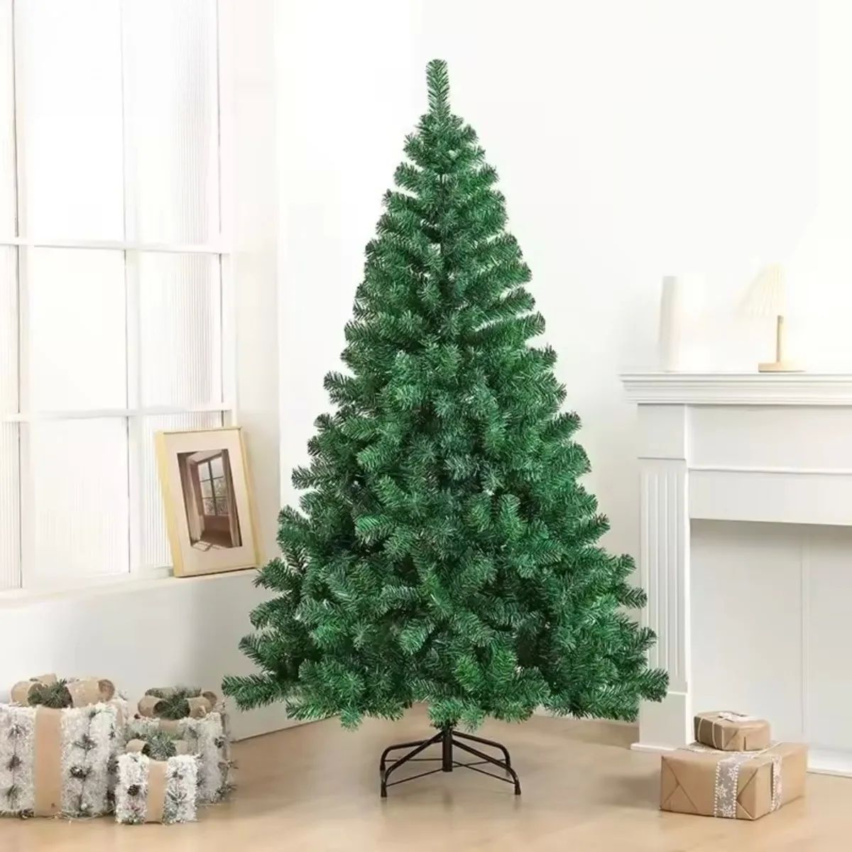 1.2/1.5/1.8/2.1M Christmas Tree Simulation with Metal Holder