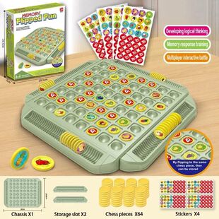Board Game Fruits Themed Strategy Chess Memory Match Challen