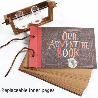 Handcrafted Scrapbook Adventure Book - DIY Lanyard Photo Alb