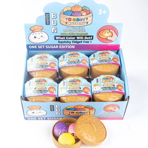 Hand held toys slow rebound release baozi stress relief arti